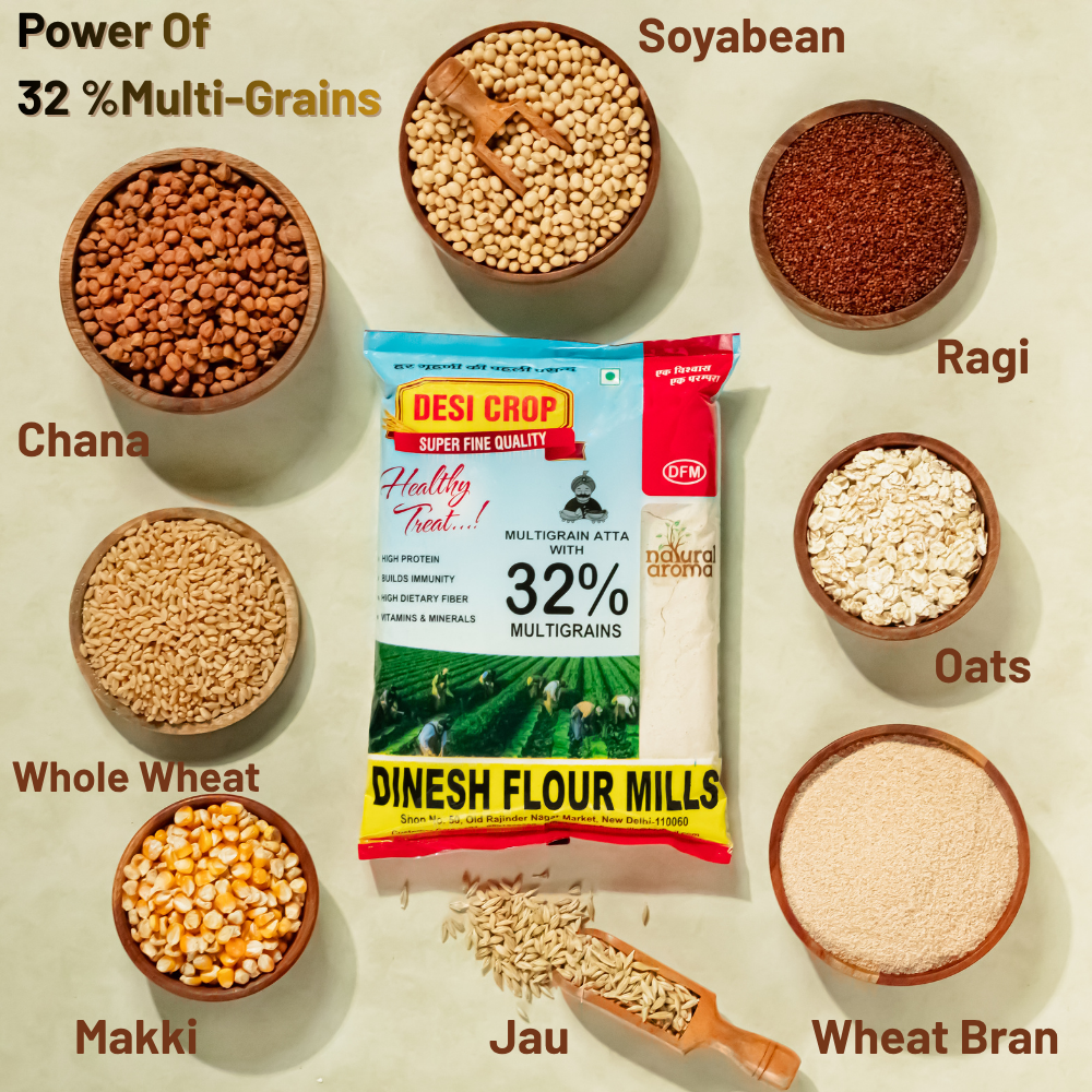 MULTIGRAIN ATTA ( 32% Multigrains )