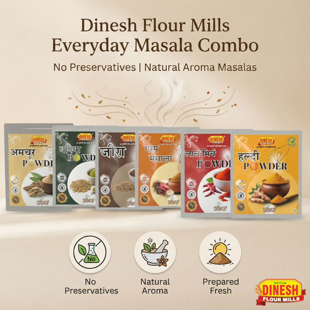 Everyday Masala Combo – 6 Kitchen Essentials