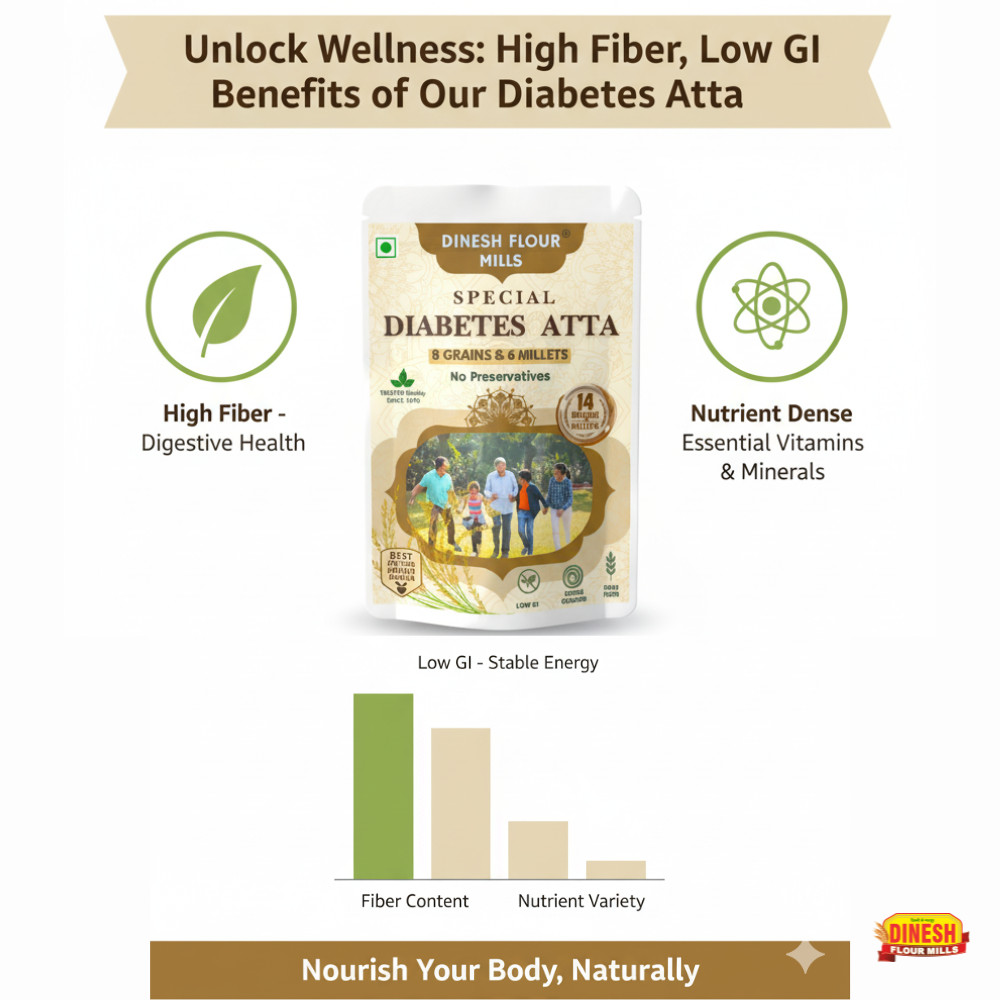 Special Diabetes Atta -14-Grain Blend for Wholesome Cooking