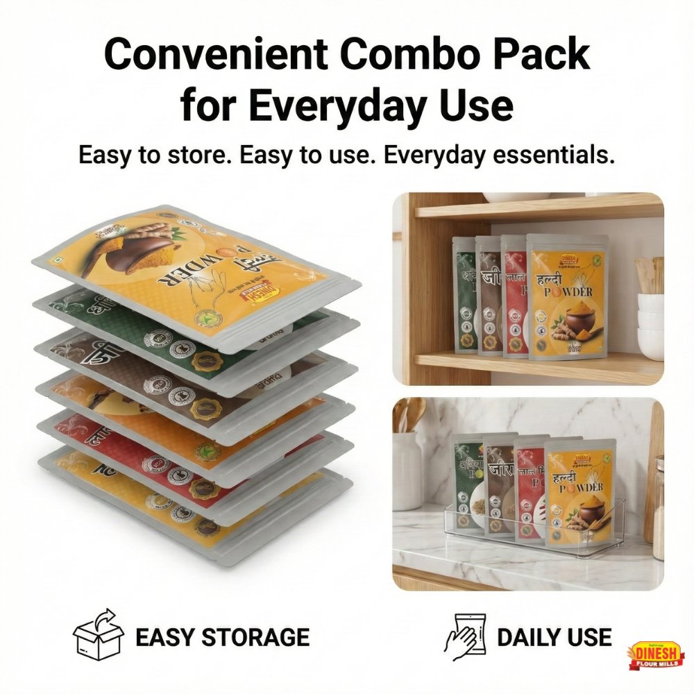 Everyday Masala Combo – 6 Kitchen Essentials