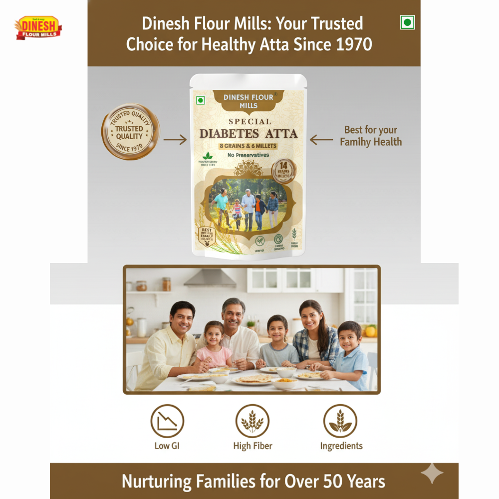 Special Diabetes Atta -14-Grain Blend for Wholesome Cooking