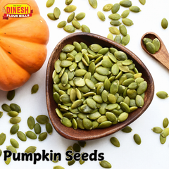 Pumpkin Seeds by Dinesh Flour Mills – Unpolished, Raw, and Free from Preservatives