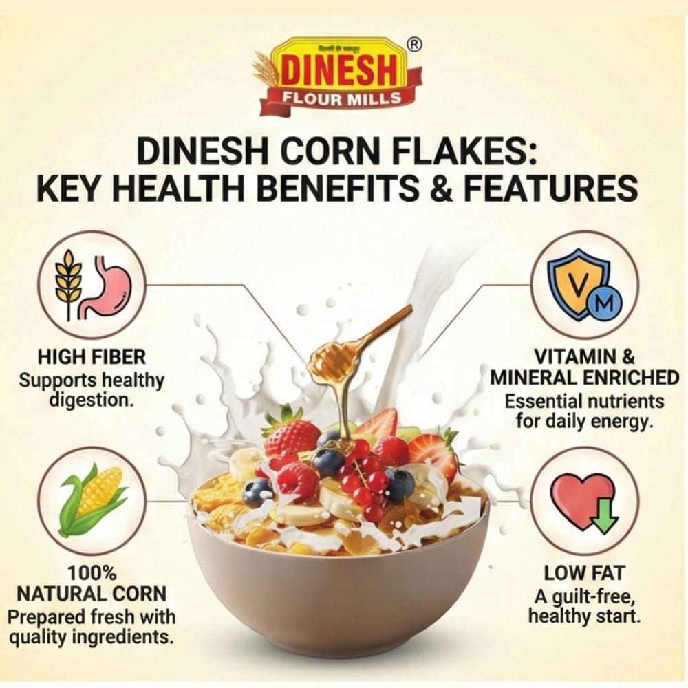 Cornflakes – Premium Crunchy Breakfast Cereal Made from High-Quality Corn