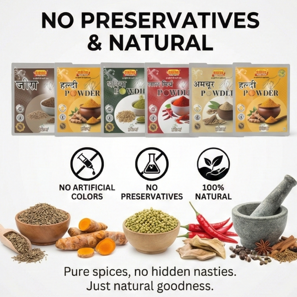 Everyday Masala Combo – 6 Kitchen Essentials