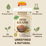 Desi Khand packaging with health benefits 