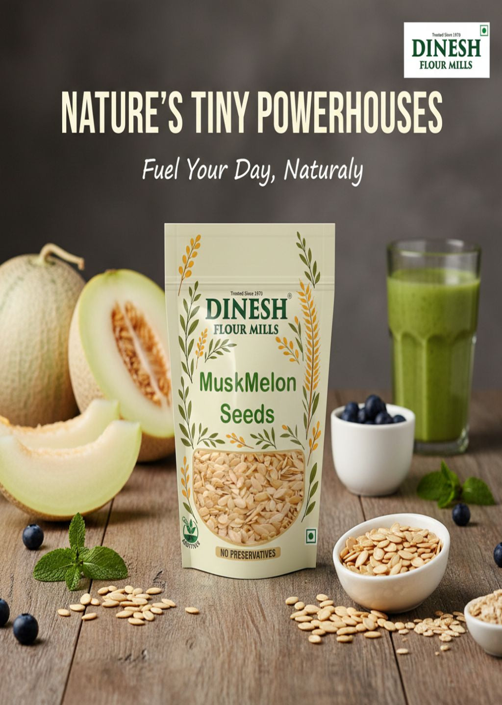 Muskmelon Seeds – Premium Quality, Clean & Natural Seeds