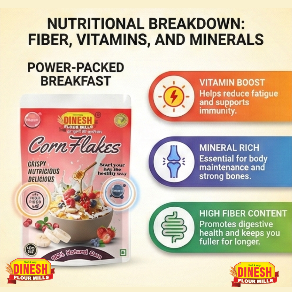Cornflakes – Premium Crunchy Breakfast Cereal Made from High-Quality Corn