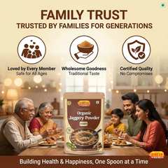 Organic Jaggery Powder (Shakkar)- Gur Shakkar