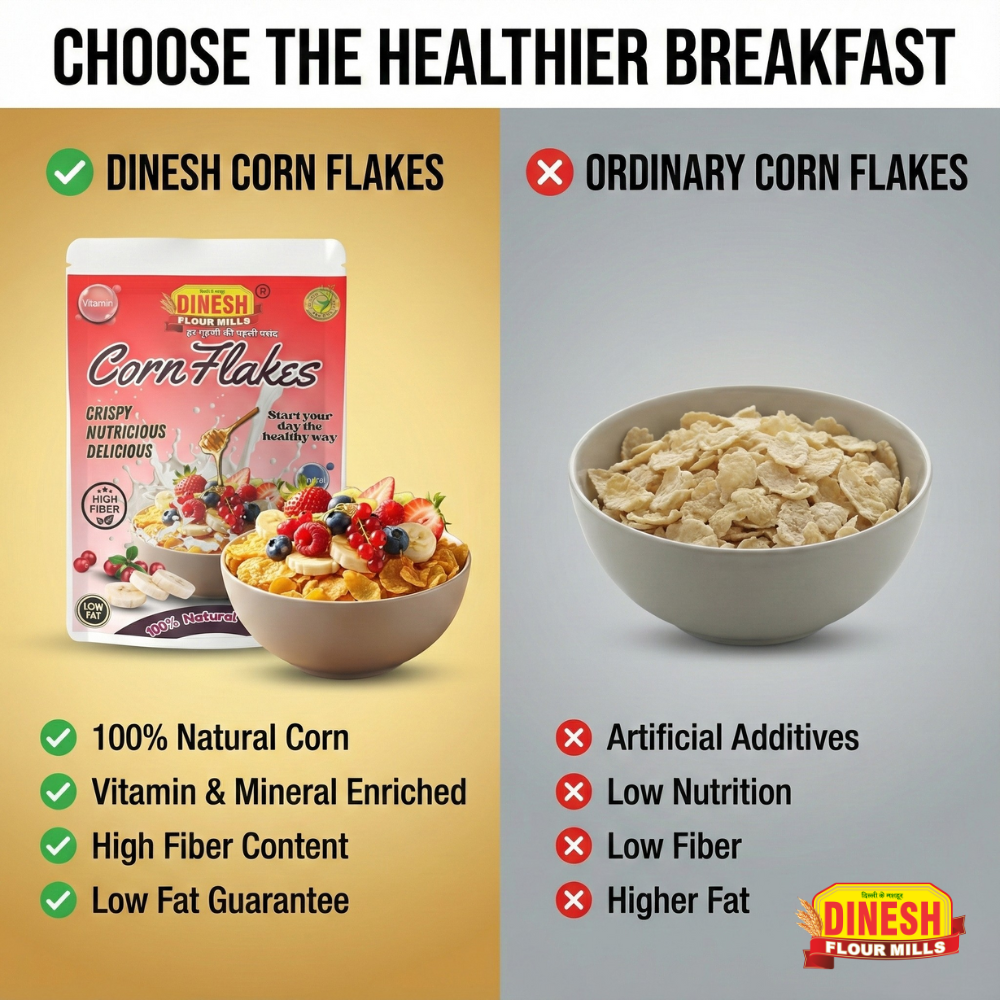 Cornflakes – Premium Crunchy Breakfast Cereal Made from High-Quality Corn