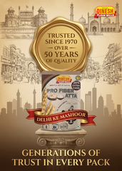 Pro Fiber Atta – Stone Ground Wheat Flour with 20% Extra Fiber