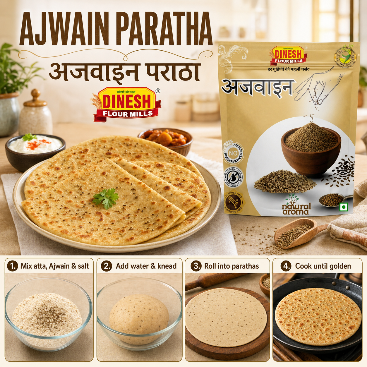 Ajwain (Carom Seeds) | Whole Ajwain Seeds