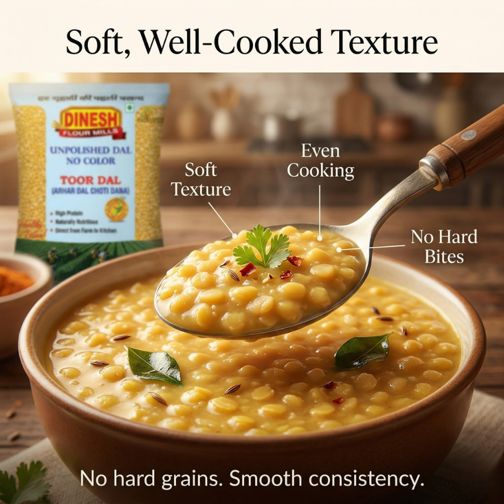 Toor Dal Small Size (Arhar Dal Choti Dana) |  Uniform Grains | Cooks Fast | No Preservatives