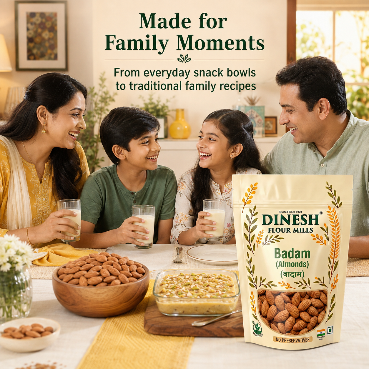 Premium Quality Badam (Big Size) | Whole Almonds