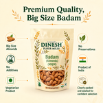 Premium Quality Badam (Big Size) | Whole Almonds