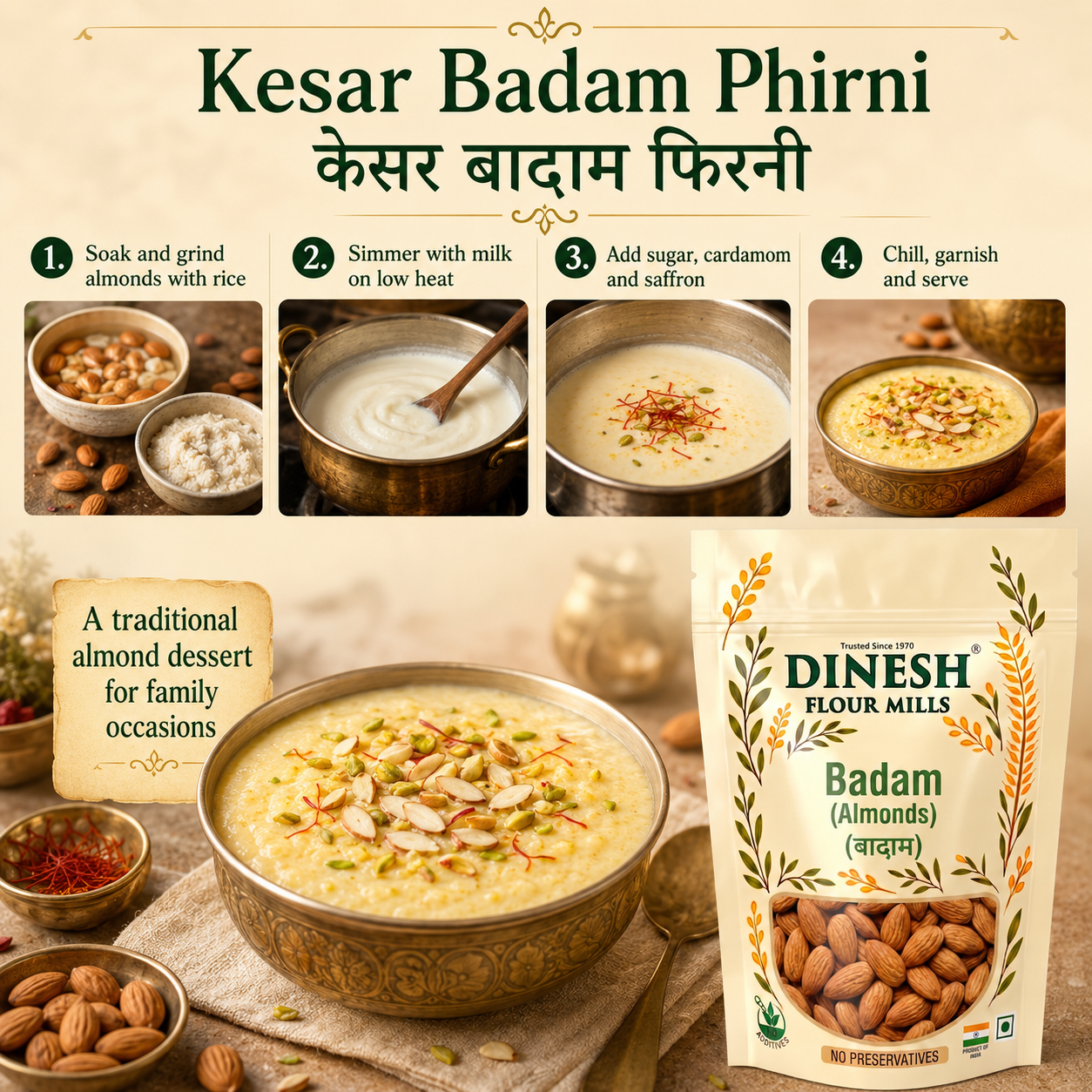 Premium Quality Badam (Big Size) | Whole Almonds