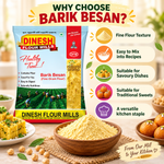 Barik Besan | Fine Ground Besan | Split Gram Flour