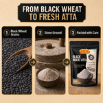 Black Wheat Atta - Stoneground Black Wheat Flour