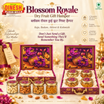 Blossom Royale Dry Fruit Gift Hamper | Kaju, Badam, Akhrot and Kishmish
