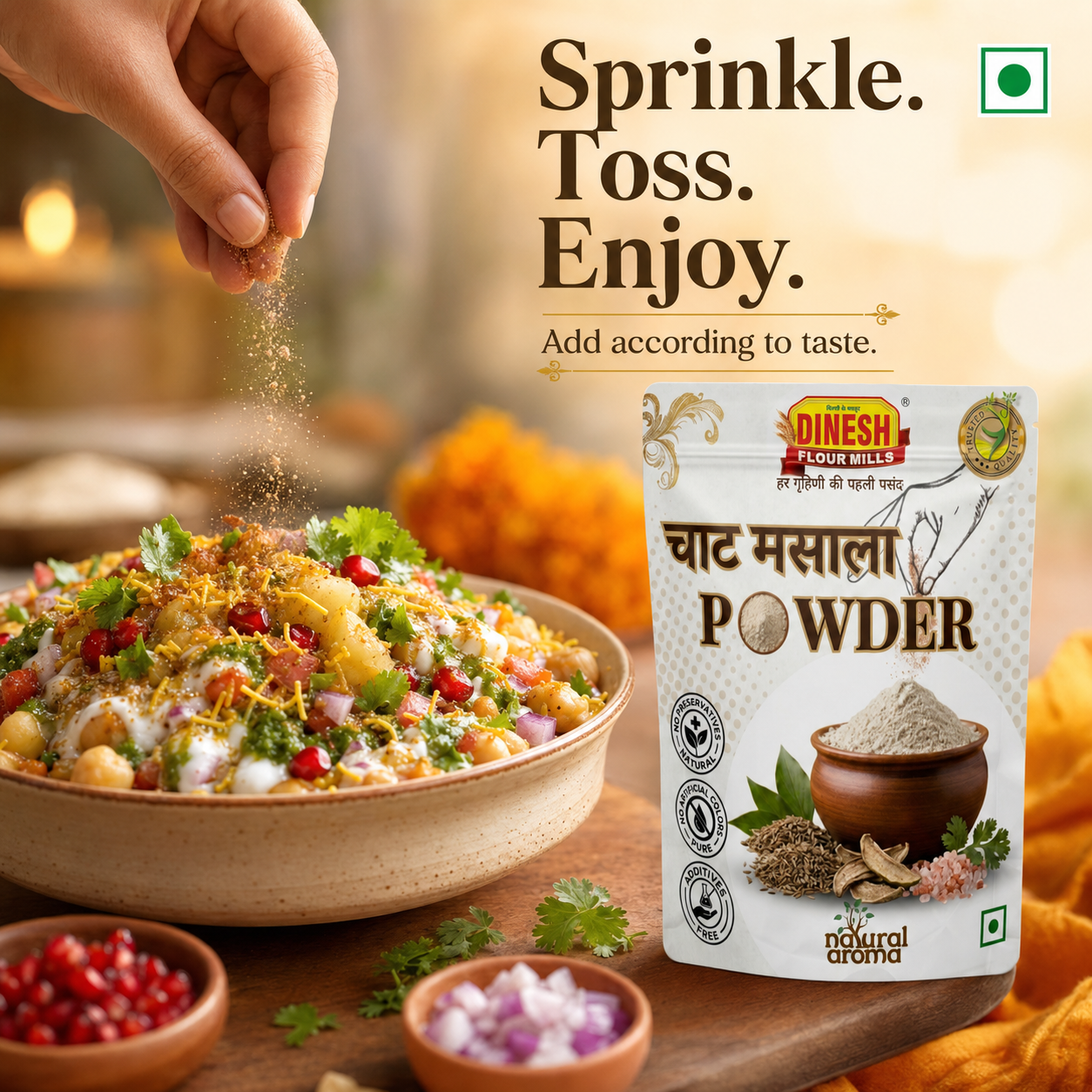 Chaat Masala | Freshly Ground | Dinesh Flour Mills