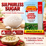SUGAR I Large Crystal Sugar | Double Refined, Sulphurless