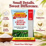 SUGAR I Large Crystal Sugar | Double Refined, Sulphurless