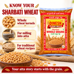 Dinesh Flour Mills Sharbati Whole Wheat Grains (Sabut Gehun)