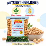 Dollar Chana: Big-Size Kabuli Chickpeas