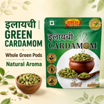 Elaichi (Green Cardamom / Hari Elaichi) Whole Pods