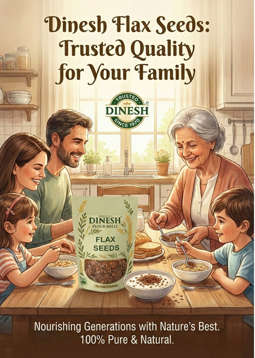 Flax Seeds ( "अलसी के बीज" )