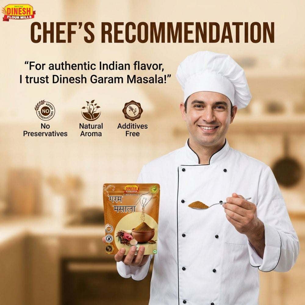 Garam Masala | Freshly Packed | No Preservatives | Dinesh Flour Mills