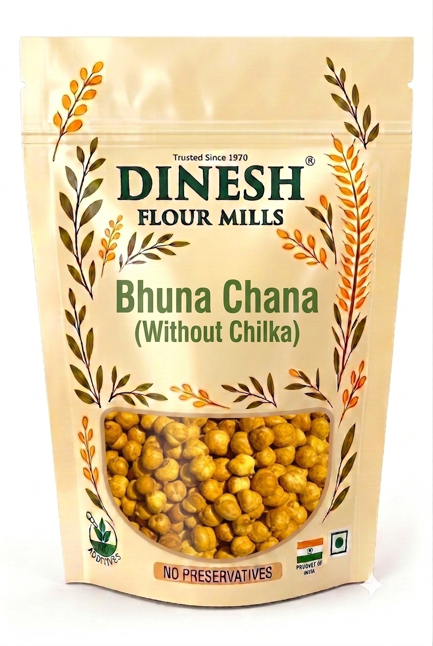 Bhuna Chana (Without Chilka) | Roasted Gram Without Skin | No Preservatives