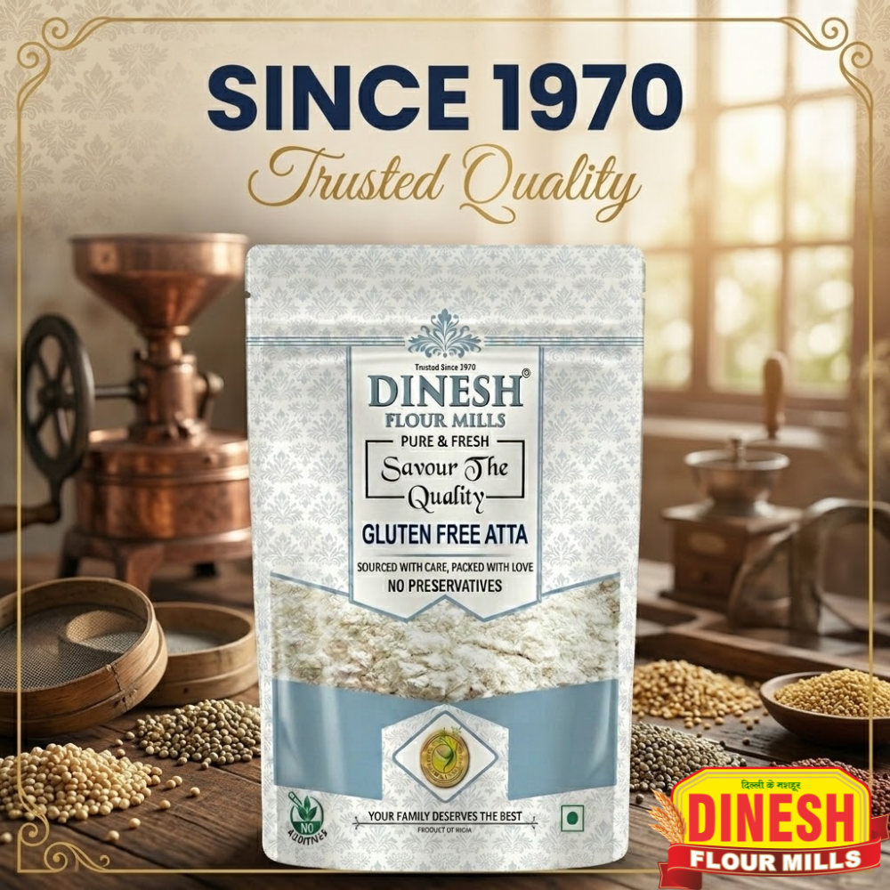 Gluten Free Atta | For Soft Rotis | Multi Grain Flour Blend | No Preservatives | Freshly Prepared