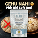 Gluten Free Atta | For Soft Rotis | Multi Grain Flour Blend | No Preservatives | Freshly Prepared