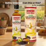 Organic Black Mustard Oil | Wood Pressed & Cold Pressed