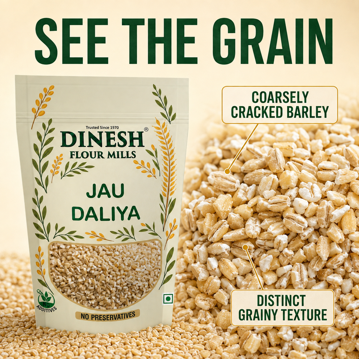 Jau Daliya (Barley Porridge) | जौ दलिया