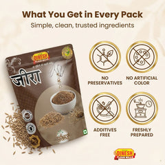 Jeera (Cumin Seeds) Online | Natural Whole Jeera | Dinesh Flour Mills