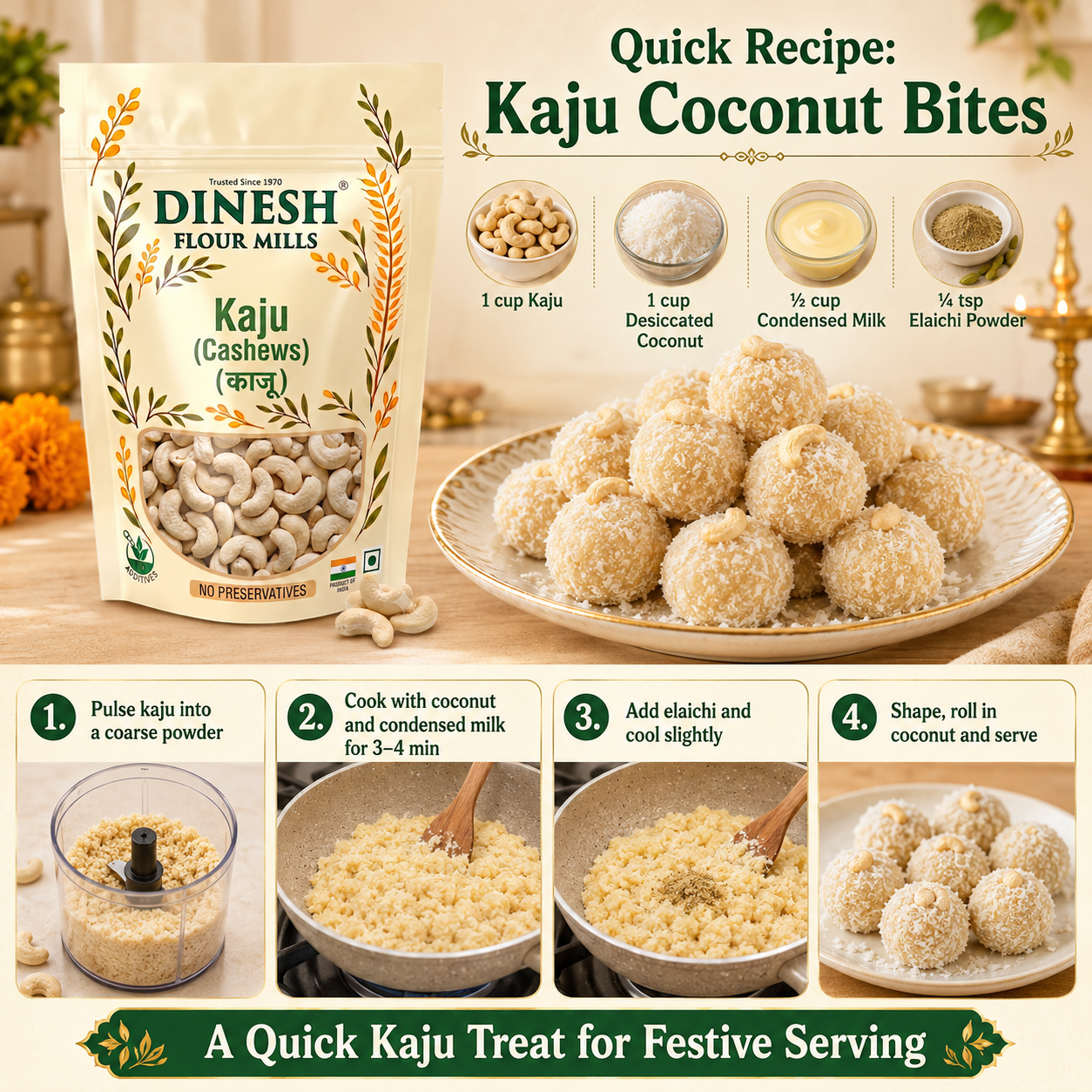 Premium Quality Big Size Kaju (Cashews)