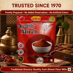 Kashmiri Mirch Powder | Freshly Ground Red Chilli Powder | No Added Preservatives
