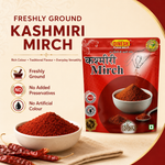 Kashmiri Mirch Powder | Freshly Ground Red Chilli Powder | No Added Preservatives