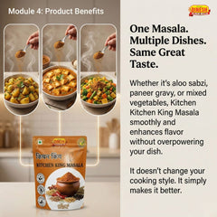 Kitchen King Masala | Freshly Prepared Spice Blend | No Preservatives