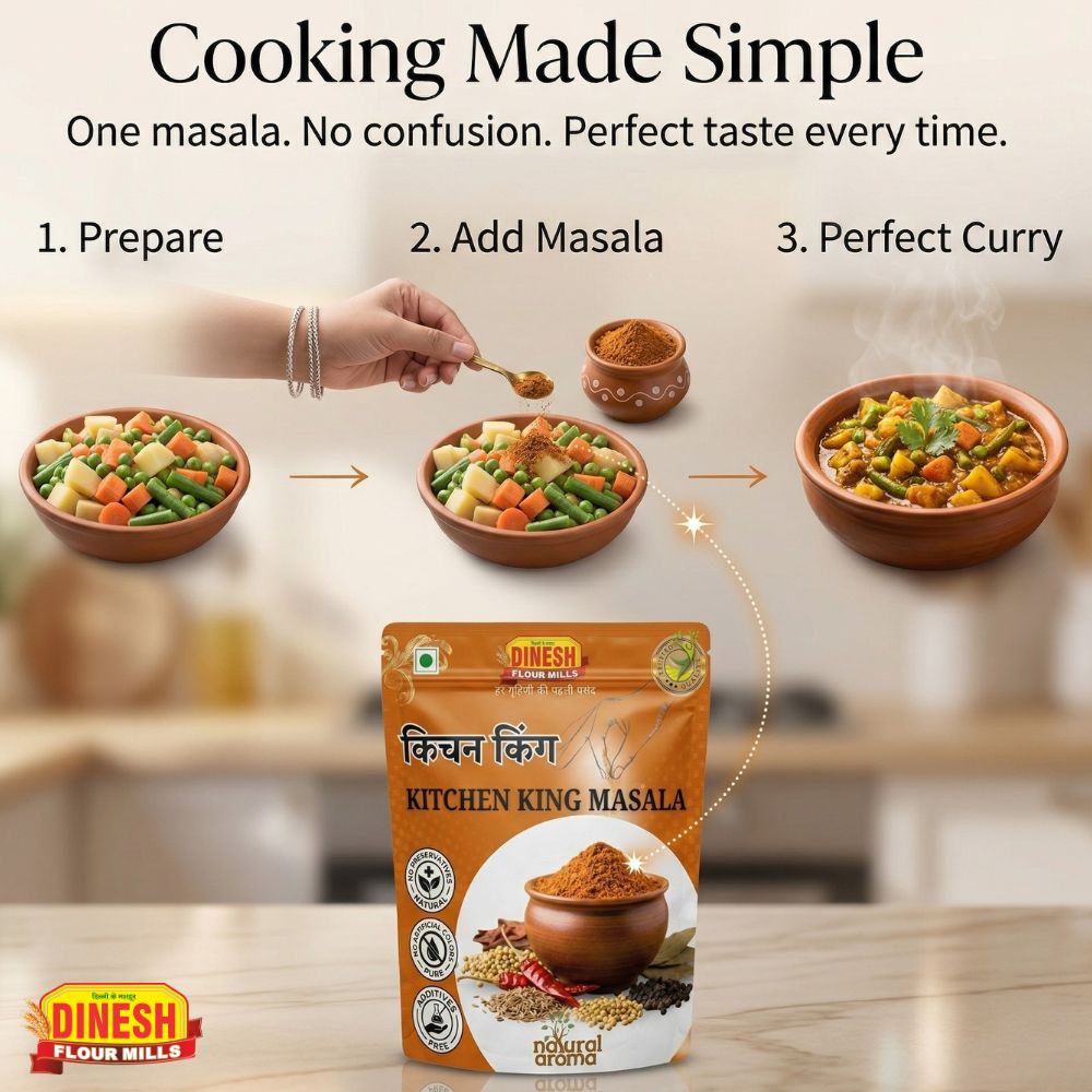 Kitchen King Masala | Freshly Prepared Spice Blend | No Preservatives
