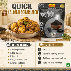 Kalonji Seeds | कलौंजी | Nigella Seeds | Freshly Packed