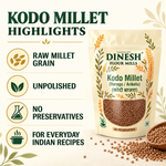 Kodo Millet I Raw & Unpolished  | Varagu I Arikelu