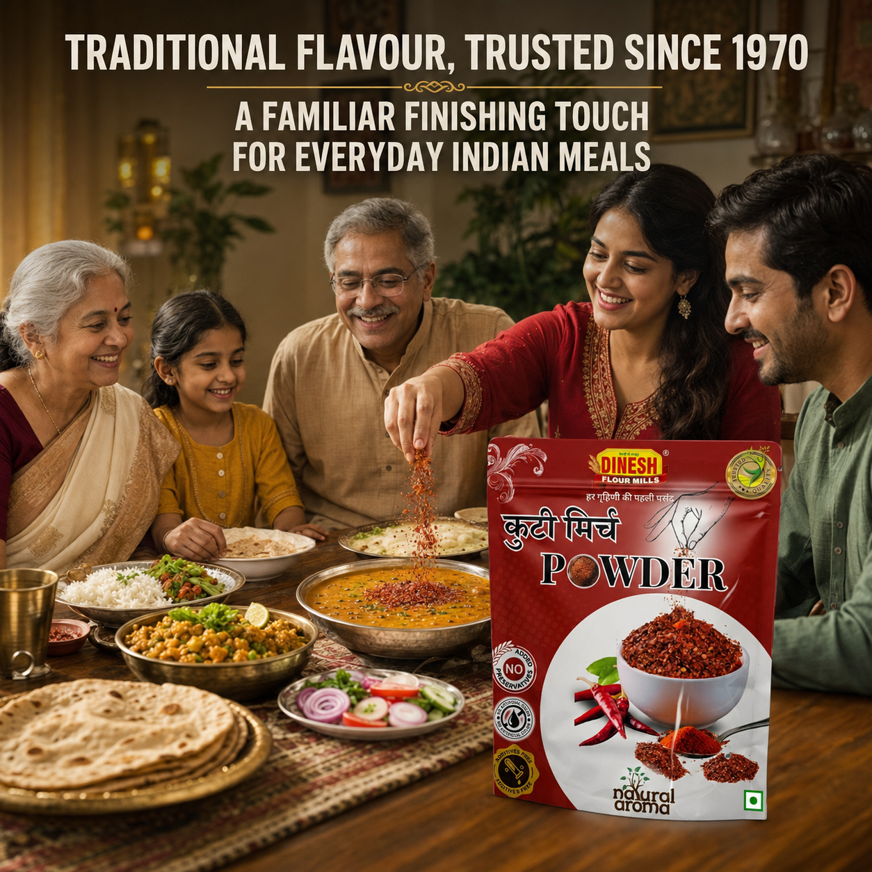 Kuti Mirch | Coarsely Ground Red Chilli | Freshly Ground