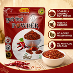 Kuti Mirch | Coarsely Ground Red Chilli | Freshly Ground