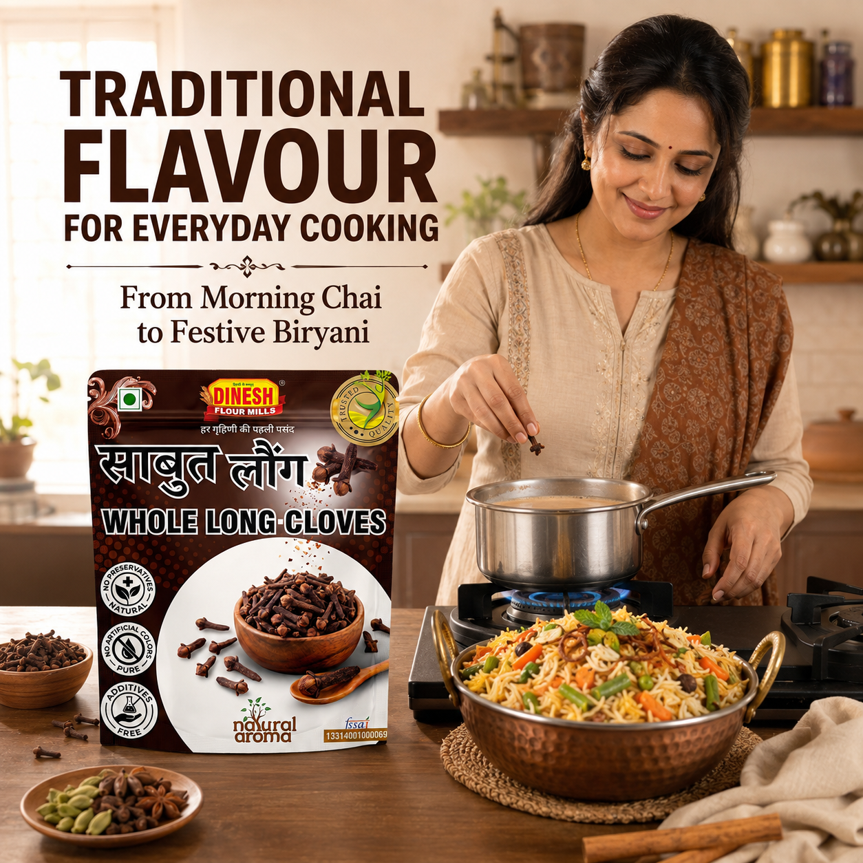 Whole Laung (Cloves) | Freshly Packed Sabut Laung | No Preservatives