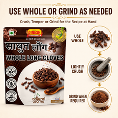 Whole Laung (Cloves) | Freshly Packed Sabut Laung | No Preservatives