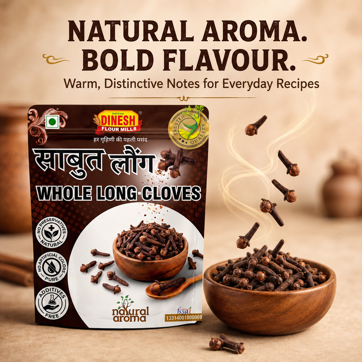 Whole Laung (Cloves) | Freshly Packed Sabut Laung | No Preservatives