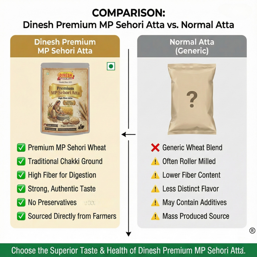 sehori atta benefits comparison