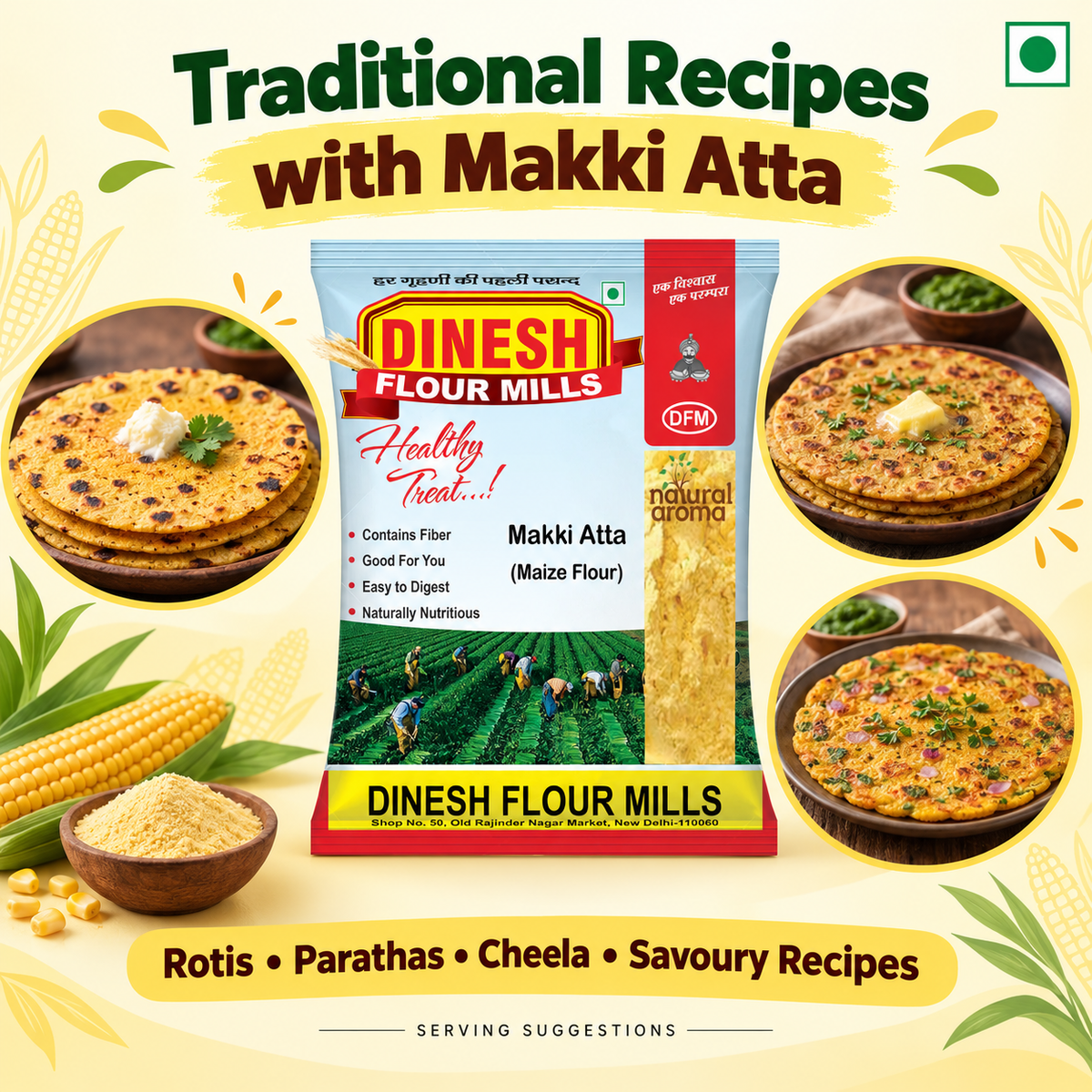 MAKKI ATTA ( Maize Flour)